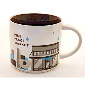 MUG-STARBUCKS-PIKE PLACE MARKET-You Are Here Collection-Holds 12 oz (1.5 Cups)